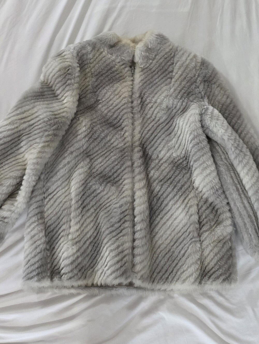 Vintage Sno-Minke by Hillmore Faux Fur Coat M